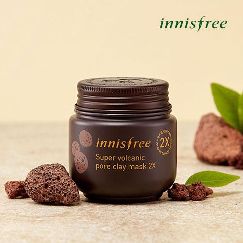 มาส์กโคลน Innisfree,Innisfree Super Volcanic Pore Clay Mask 2X 100 ml.,Super Volcanic Pore Clay Mask 2X,Super Volcanic Pore Clay Mask 2X รีวิว,Super Volcanic Pore Clay Mask 2X ราคา,Super Volcanic Pore Clay Mask 2X วิธีใช้