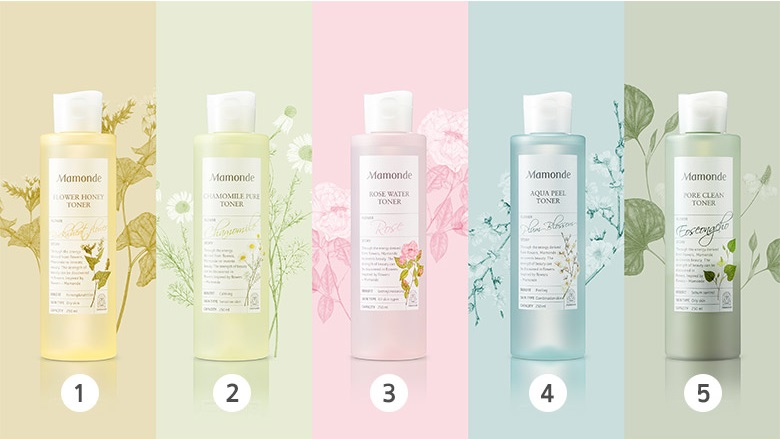 Mamonde Flower toner trial kit