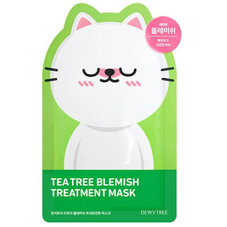 Dewytree Tea Tree Blemish Treatment Mask (Dingo Character),Dewytree Tea Tree Blemish Treatment Mask ,มาสก์ Dewytree ,มาส์กชาเขียว,มาส์ก Tea tree,Dewytree ซื้อที่ไหน,Dewytree ดีไหม,Dewytree ราคา,Dewytree ซื้ออนไลน์,Dewytree ที่ไทย,