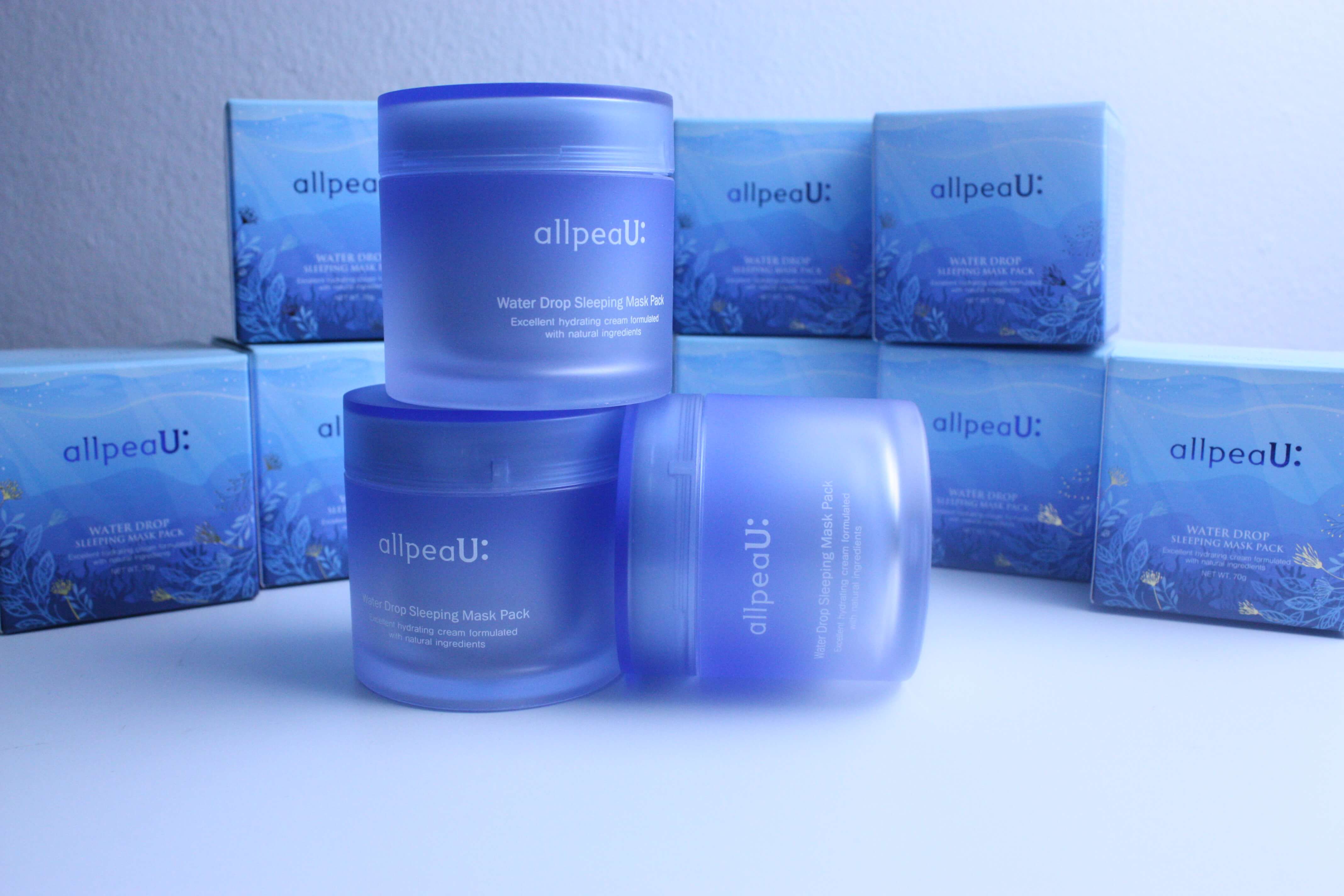 AllpeaU ,all peau รีวิว, WATER DROP , WATER DROP AllpeaU , AllpeaU SLEEPING MASK , SLEEPING MASK 