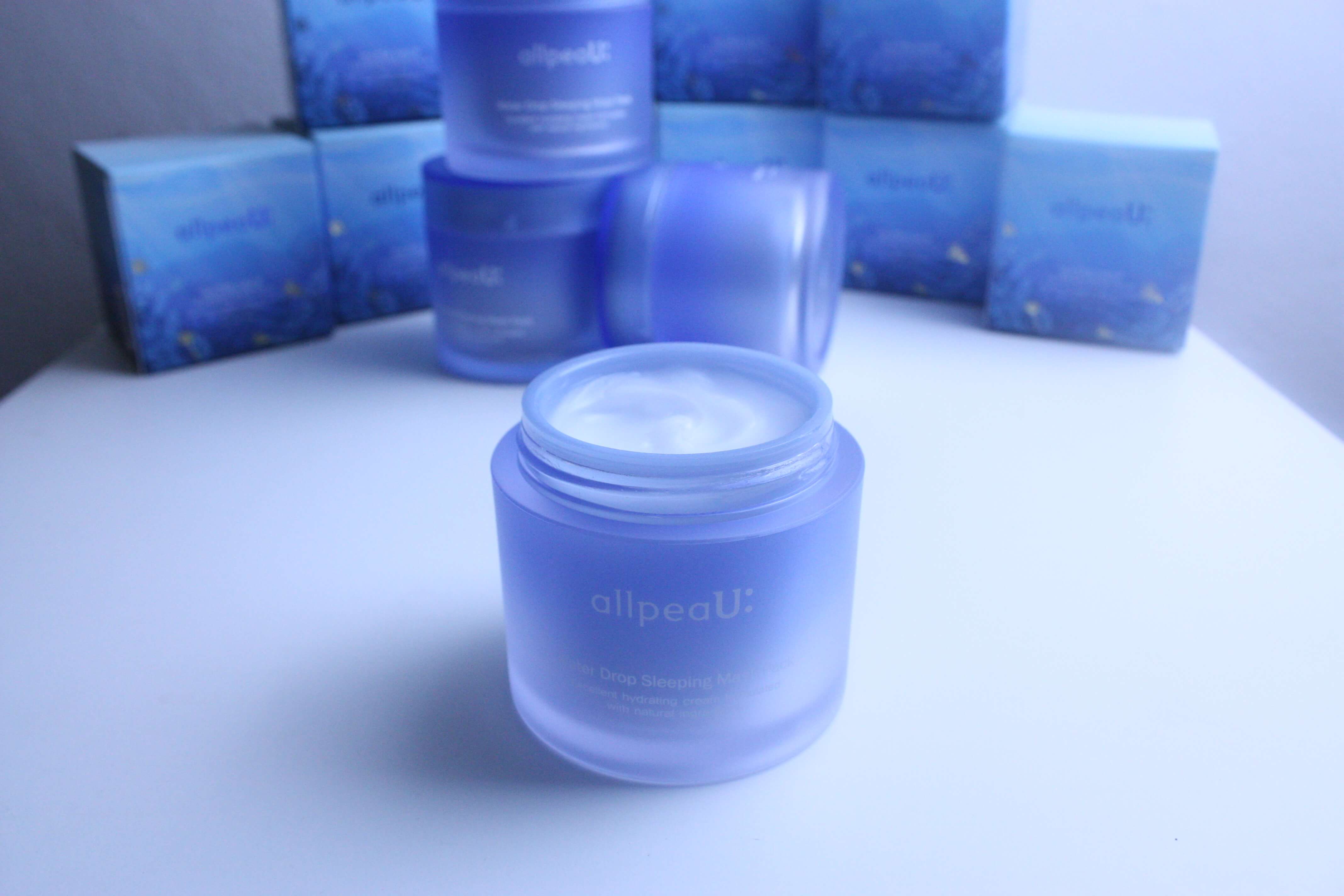 AllpeaU ,all peau รีวิว, WATER DROP , WATER DROP AllpeaU , AllpeaU SLEEPING MASK , SLEEPING MASK 