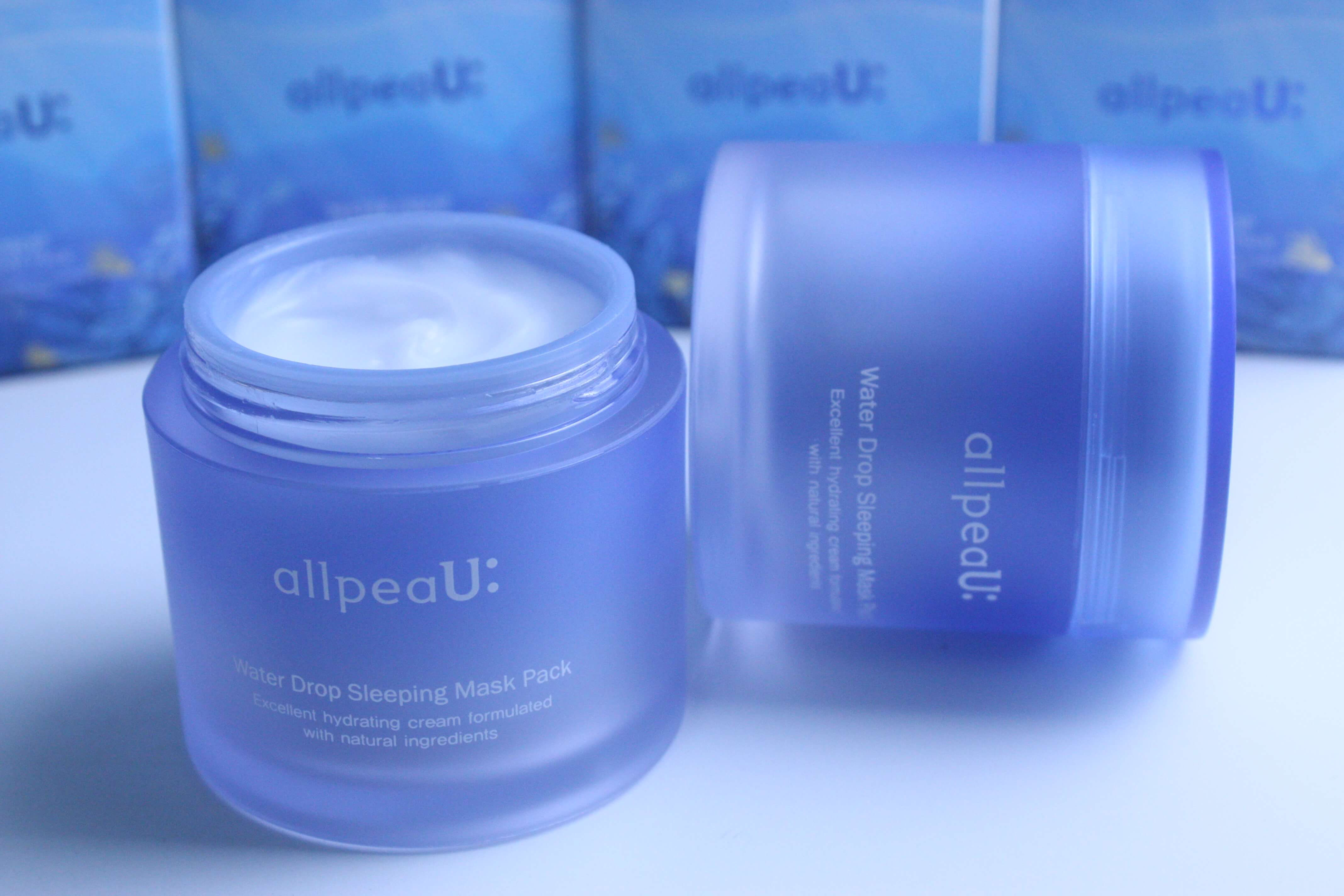 AllpeaU ,all peau รีวิว, WATER DROP , WATER DROP AllpeaU , AllpeaU SLEEPING MASK , SLEEPING MASK 