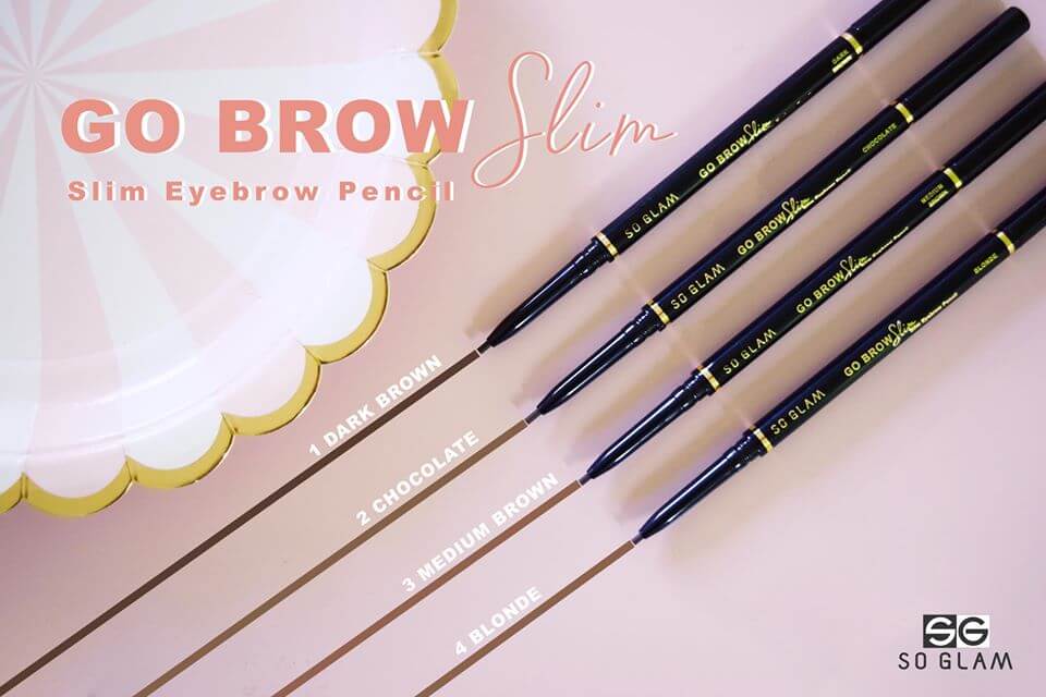 SO GLAM,SO GLAM Go Brow Slim Slim Eyebrow Pencil,SO GLAM Go Brow Slim Slim Eyebrow Pencil ราคา,SO GLAM Go Brow Slim Slim Eyebrow Pencil รีวิว,SO GLAM Go Brow Slim Slim Eyebrow Pencil ซื้อที่ไหน