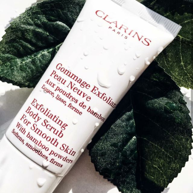 Clarins, Clarins Exfoliating Body Scrub, Clarins Exfoliating Body Scrub For Smooth Skin With Bamboo Powders, Clarins Exfoliating Body Scrub For Smooth Skin With Bamboo Powders 30ml, สครับ, สครับผิวกาย, ช่วยผลัดเซลล์ผิว, ผิวเฟิร์มกระชับ