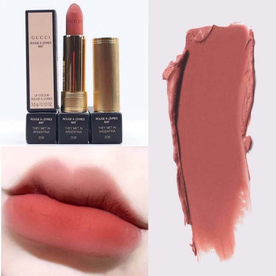 GUCCI Lip Color Rouge A Levres,GUCCI Lip Color Rouge A Levres 305 Ruby Firelight,gucci ลิป,gucci ลิป 200,ลิป gucci สีไหนสวย,GUCCI Lip Color Rouge A Levres 200 Blaze Of Noon,gucci ลิป ราคา,