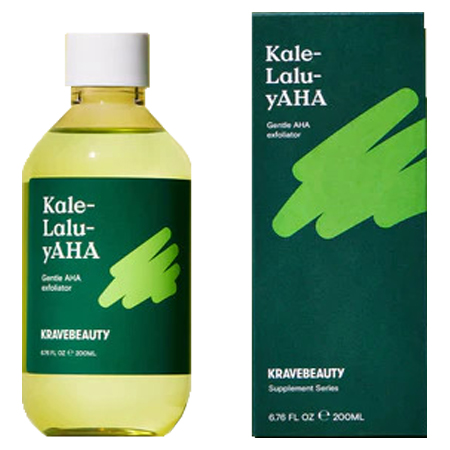 Kale Lalu Yaha Gentle AHA Exfoliator 200 ml สกินแคร์ สครับขัดผิว ช่วยปรับพื้นผิวให้เรียบเนียนและดูจางลงเพื่อเผยผิวที่มีสุขภาพดี อำลาเซลล์ผิวที่ตายแล้วได้เลย ผิวได้รับความชุ่มชื้นและปลอบประโลมจากพืช