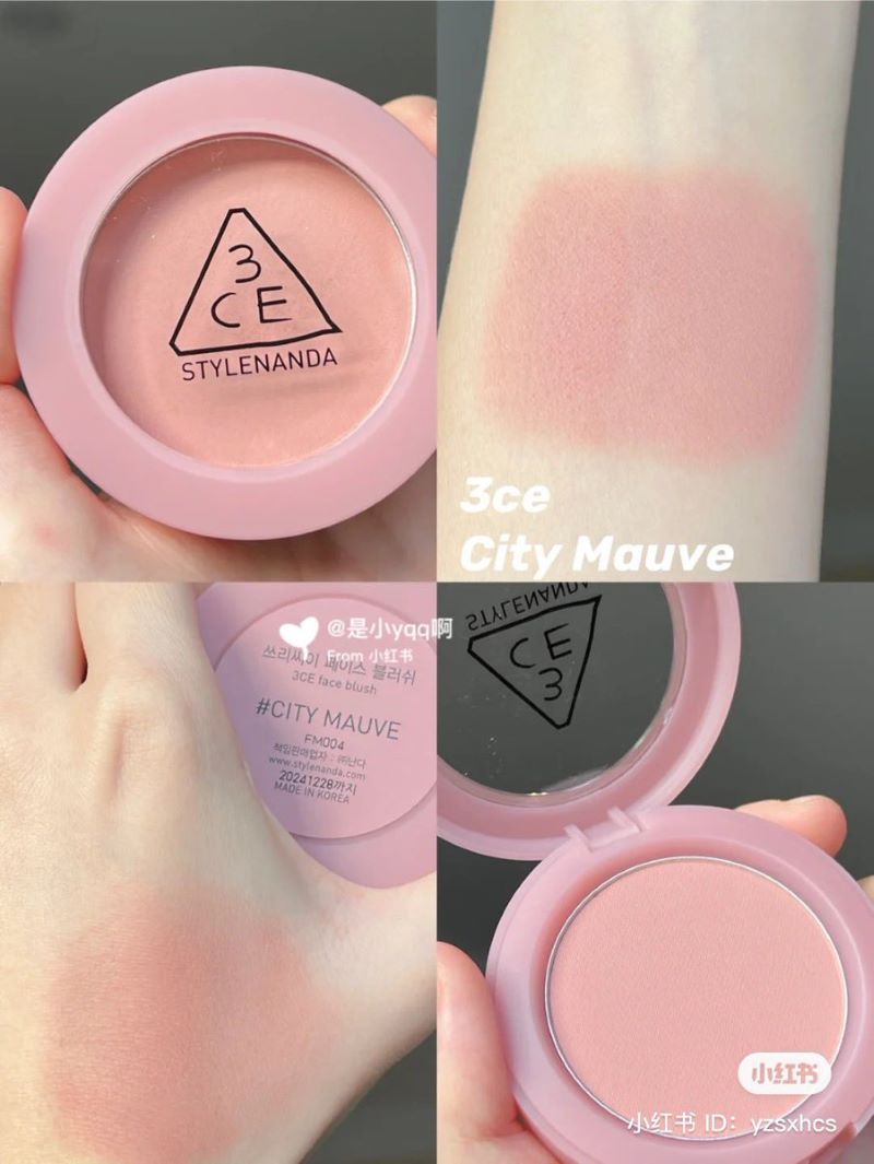 3CE Face Blush Split Second Edition 5.5 g. #City Mauve, 3CE Face Blush , 3CE Face Blush ราคา , 3CE Face Blush รีวิว , บลัชออน 3CE ,บลัชออน 3CE สีไหนสวย